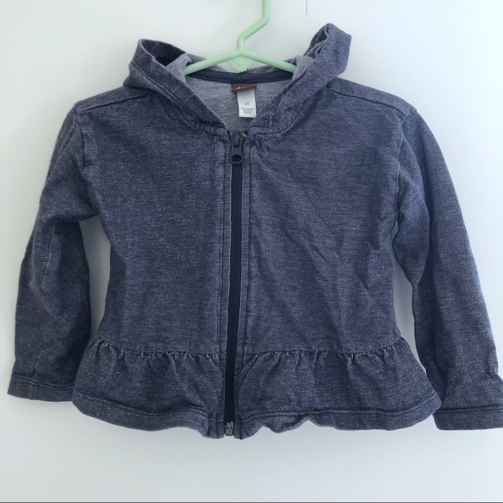 Cute Tea Collection denim look hoodie
